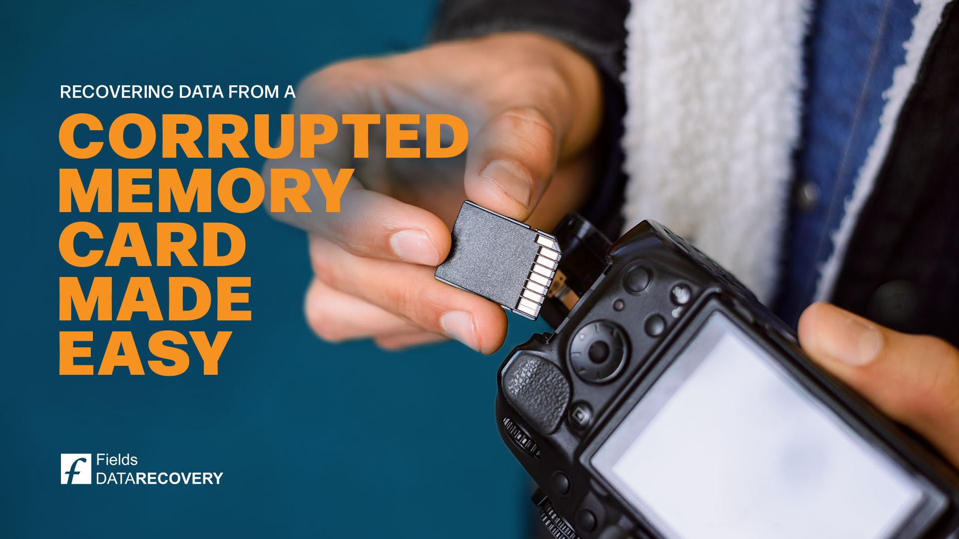 Recovering Data from a Corrupted Memory Card Made Easy